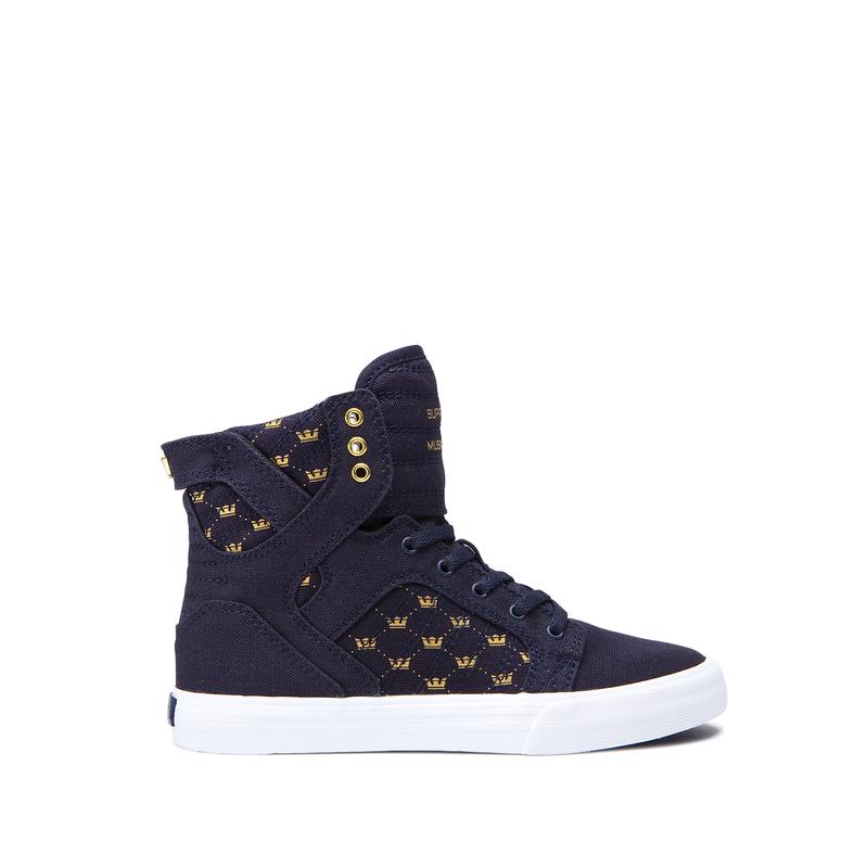 Zapatillas Altas Supra Argentina Niños - SKYTOP Azul Marino (IGZXV-2137)